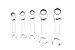 Kitchen & Housewares : Rolson 5pc Stubby Ratchet Wrench Set