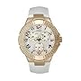 GUESS White Leather Strap Watch Hyperactive