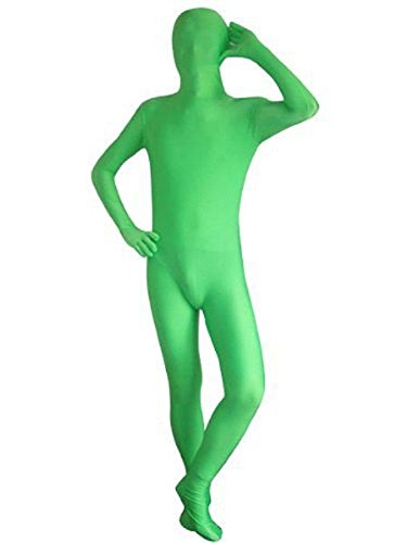 VSVO Full Body Greenman Suit - Lime Green (Children Small, Lime Green)