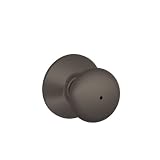 Schlage F40PLY613 Plymouth Privacy Knob, Oil Rubbed Bronze