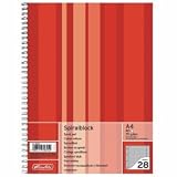 Produkt-Bild: Herlitz Kollegblock A4 70g/qm Rand rechts und links kariert VE=80 Blatt