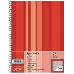 Herlitz Kollegblock A4 70g/qm Rand rechts und links kariert VE=80 Blatt