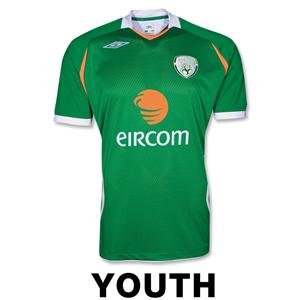 Ireland 08/10 Home Youth Soccer Jersey