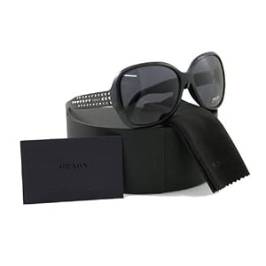 PRADA SPR 04M Sunglasses SPR04M 1AB-1A1 Black Shades