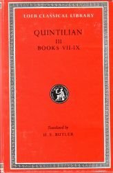 title institutio oratoria of quintilianbooks vii ix