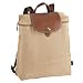 Longchamp Les Pliages Zippered Backpack, Beige