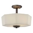 Minka Falstone 2 Light Semi Flush Dark Bronze 6432-267