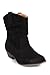 Qupid Women's Trio-01 Fashion Ankle High Bootie Western Cowboy Riding Boots