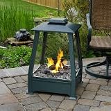 Real Flame 2900-G Sierra Outdoor Fireplace - Green
