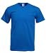 V-Neck plain blank short sleeve t-shirt Royal Blue XXL (47 - 49 inch chest)