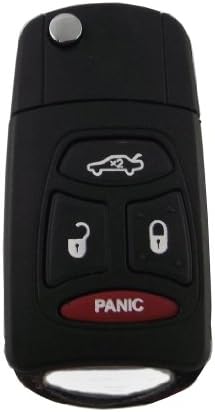 New Design Uncut Flip Keyless Entry Remote Smart Key Shell Fob Case For Dodge Chrysler Jeep 4 buttons No Chips Inside(No battery Holder)