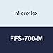 Microflex FFS-700-M Freeform SE Exam Gloves, PF Nitrile, Textured Fingers, Blue, Medium, 100 per Box, 10 Box per Case (Pack of 1000)