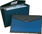 Produkt-Bild: Snopake 13520 F&auml;chermappe 360x240mm, 6-teilig, Inh.ohne Griff, bau/schwarz