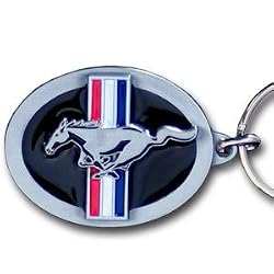 Ford Mustang Pewter Keychain