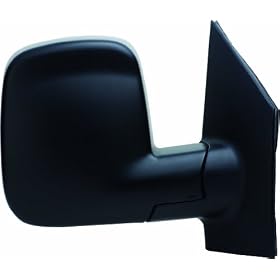 Fit System by K-Source 62095G Chevy Express Full Size Van/GMC Savanna Full Size Van 2003 to 2007 Passenger Side Textured Black Manual Foldaway Function Replacement Convex Mirror