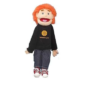 Sunny Puppets 28 Boy - Red Haired Boy Basketball Shirt Puppet by Sunny Puppets