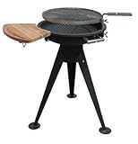 Grill Rundgrill Standgrill Saeulengrill Feuerkorb Feuerschale 64 cm durchmesser