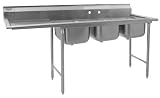 Eagle 314-24-3-24L 105 Three-Compartment 314 Series