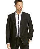 Kenneth Cole Two-Button Herringbone Blazer