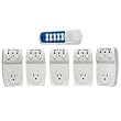 Christmas Lighting Wireless Remote Control Outlet Switch Socket, 3-Pack
