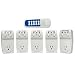 Christmas Lighting Wireless Remote Control Outlet Switch Socket - 5 Pack - For Christmas Tree, Outdoor Decorating Lights & All Electric Powered Holiday Decorations * BATTERY INCLUDED *