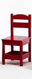 Storage Chair, Red