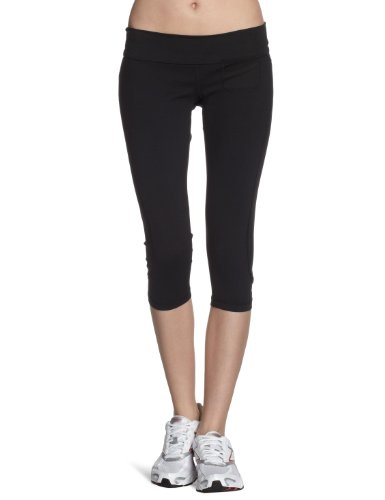 Oakley Damen Fitnesshose WORK IT CAPRI, black, XL Preisvergleich