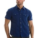 Armani Exchange Washed Cotton Linen Shirt