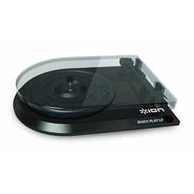 ION Quick Play LP Compact Vinyl to USB Turntable
