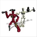 Stikfas Alpha Male Action Figure Kit Pirate with Skeleton