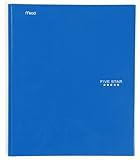 Five Star Pocket Folders - Portfolio with Prong Fasteners, 11.62 x 9.62 x .25 Inches, Blue (72365)