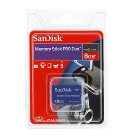 Sandisk Memory Stick PRO Duo 8gb Memory Card for Sony Digital Camera Camcorders