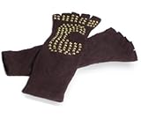 Yoga Pilates/ sticky grip toeless socks Medium shoe size UK 4-7.5