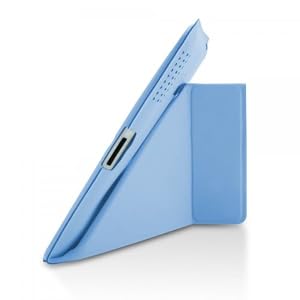 iLuv Origami Folio Slim Folio Cover with Multiple Angle Stand for Apple iPad 4, iPad 3rd Generation and iPad 2 (iCC843BLU)