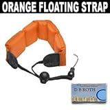 Orange Floating Strap For Canon Powershot D10 Waterproof Camera