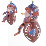 Boise State Striped Acrylic Snowman Football 2 3/4