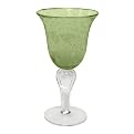 Bubble Glass Goblet Set of 4 - Palm