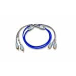 Kicker 09ZI21 Z-Series 2-Channel 1.0 Meter ROHS Compliant Twisted Pair Audio Interconnect Cable