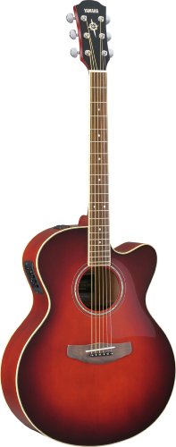 Yamaha CPX500II Medium-Jumbo Cutaway Red Burst