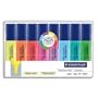 Staedtler Textsurfer Classic Highlighter, Chisel Tip, Blue/Green/Orange/Pink/Purple/Red/Turquoise/Yellow, 8 per Set (364WP8)