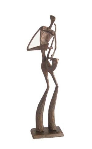 Art Deco Saxophone Player Bronze Sculpture