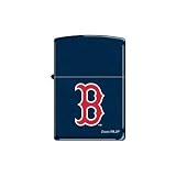 (2x2) Boston Red Sox Navy Blue Genuine Zippo Lighter