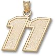 Driver Number 11 Large 5/8" Charm/Pendant