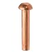 Copper Solid Rivet Round Head 3/16" Shaft Diameter x 3/4" Length (Pack of 100)