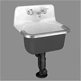 American Standard 7692.000.020 Lakewell Cast Iron Service Sink