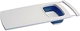 Progressive International Over The Sink Cutting Board, Blue and White