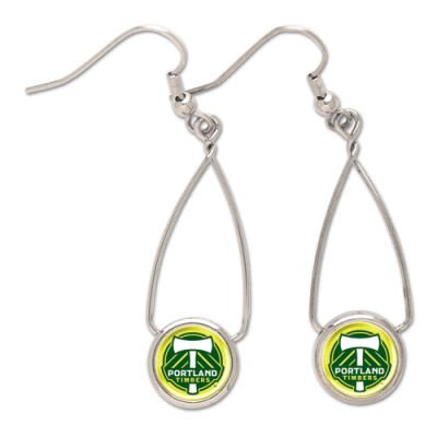PORTLAND TIMBERS OFFICIAL MLS LOGO EARRINGS