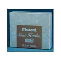 5" x 7.5" White Sani Hanks 2 Ply Facial Tissue (682MAR)
