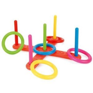 Toyrific Plastic Quoits Set ~ Garden Game Outdoor Toy