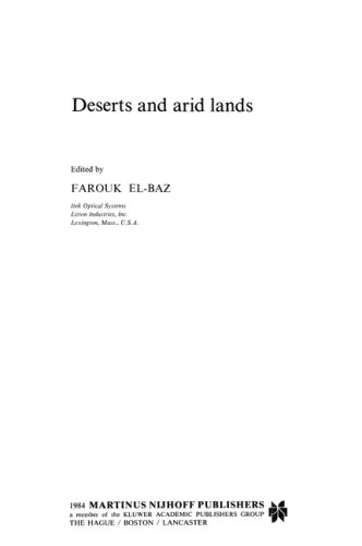 Deserts and Arid Lands (Remote Sensing of Earth Resources and Environment) under Desertification in The Books Store